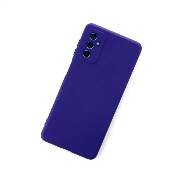 Samsung Galaxy M52 5g Kılıf Nano İçi Kadife Silikon - Mor