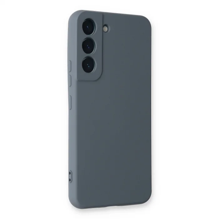 Samsung Galaxy S22 Plus Kılıf Nano İçi Kadife Silikon - Gri