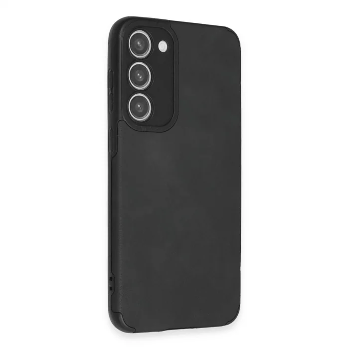 Samsung Galaxy S23 Plus Kılıf Loop Deri Silikon - Siyah