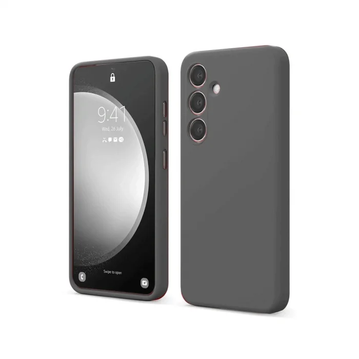 Samsung Galaxy S24 Fe Kılıf First Silikon - Gri