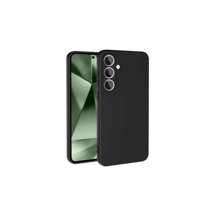 Samsung Galaxy S24 Fe Kılıf Nano İçi Kadife Silikon - Siyah