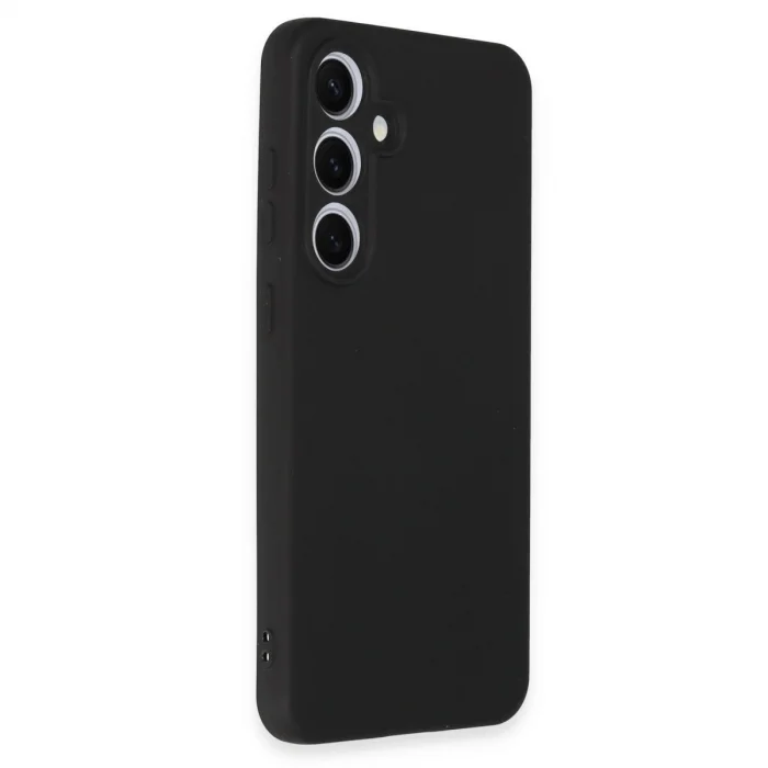 Samsung Galaxy S24 Fe Kılıf Nano İçi Kadife Silikon - Siyah