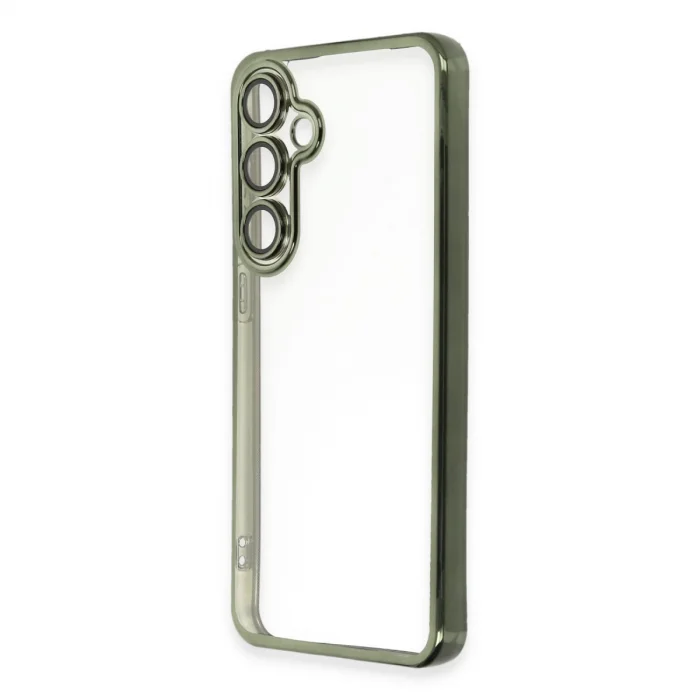 Samsung Galaxy S24 Fe Kılıf Razer Lensli Silikon - Yeşil