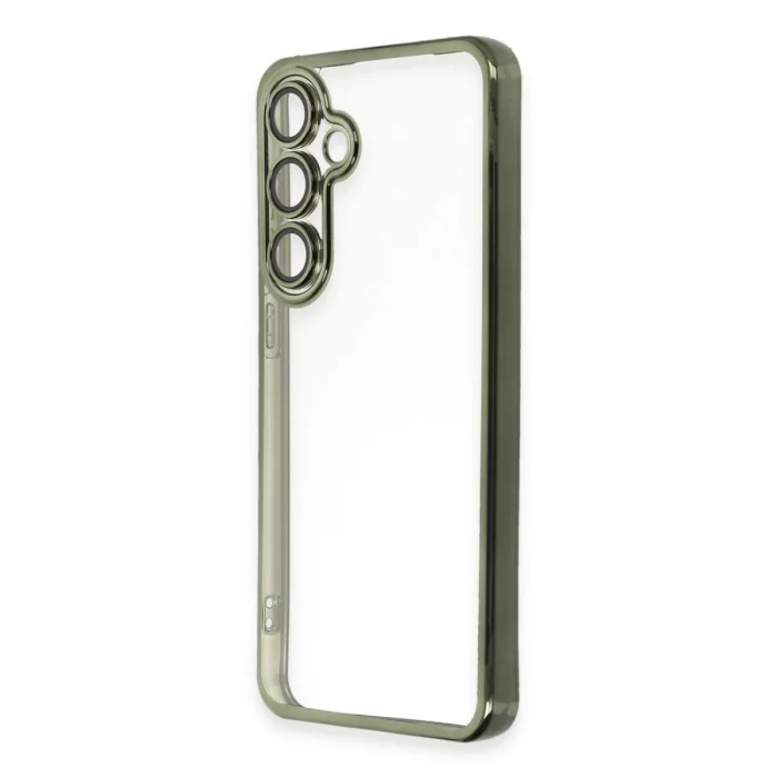 Samsung Galaxy S24 Fe Kılıf Razer Lensli Silikon - Yeşil