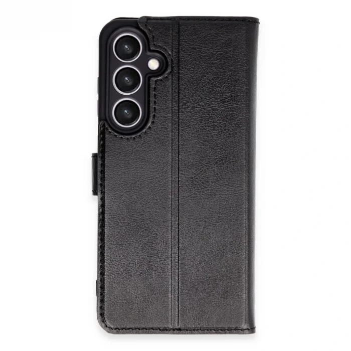 Samsung Galaxy S24 Fe Kılıf Trend S Plus Kapaklı Kılıf - Siyah