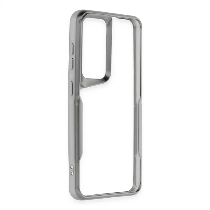 Samsung Galaxy S24 Kılıf Boyi Silikon Kapak - Gümüş