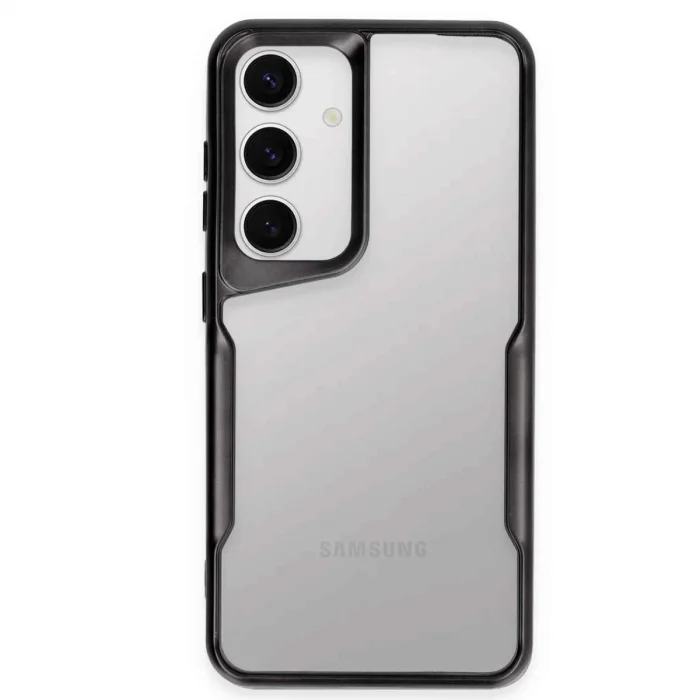 Samsung Galaxy S24 Kılıf Boyi Silikon Kapak - Siyah
