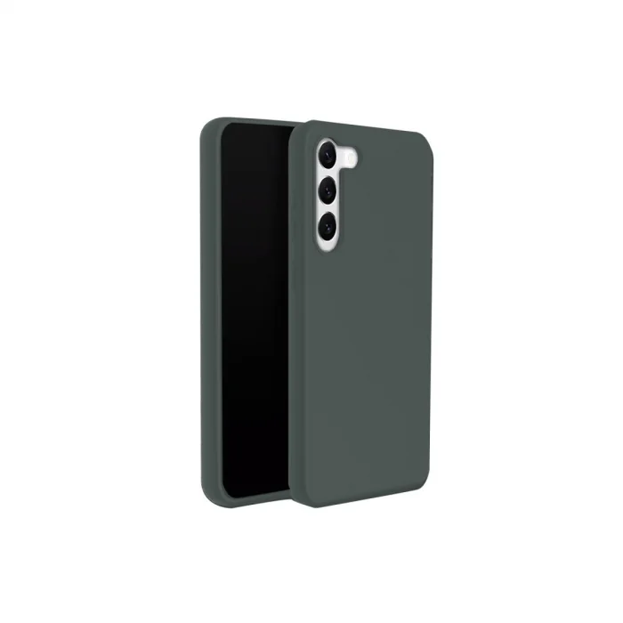 Samsung Galaxy S24 Kılıf First Silikon - Koyu Yeşil