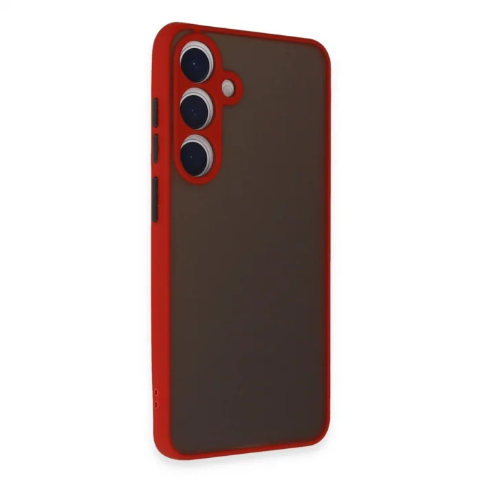 Samsung Galaxy S24 Kılıf Montreal Silikon Kapak - Kırmızı