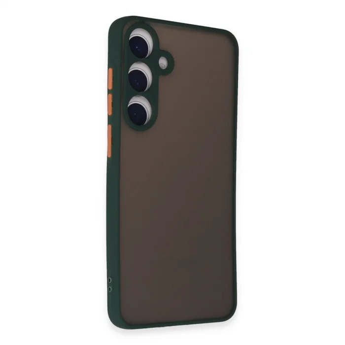 Samsung Galaxy S24 Kılıf Montreal Silikon Kapak - Yeşil