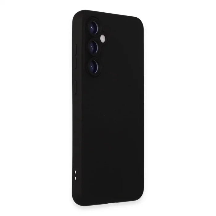 Samsung Galaxy S24 Kılıf Nano İçi Kadife Silikon - Siyah