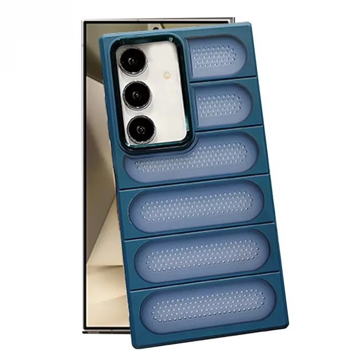 Samsung Galaxy S24 Plus Kılıf Airmax Silikon Kapak - Lacivert