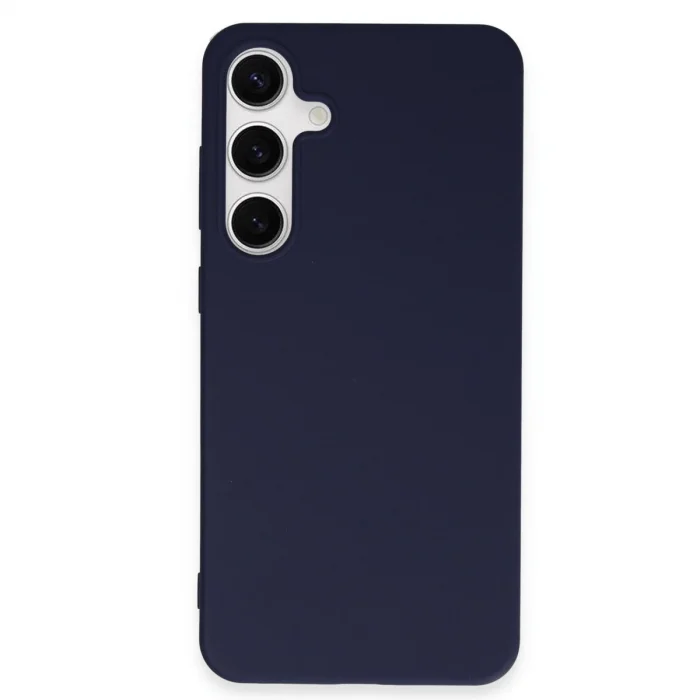 Samsung Galaxy S24 Plus Kılıf First Silikon - Lacivert