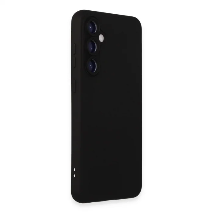 Samsung Galaxy S24 Plus Kılıf Nano İçi Kadife Silikon - Siyah