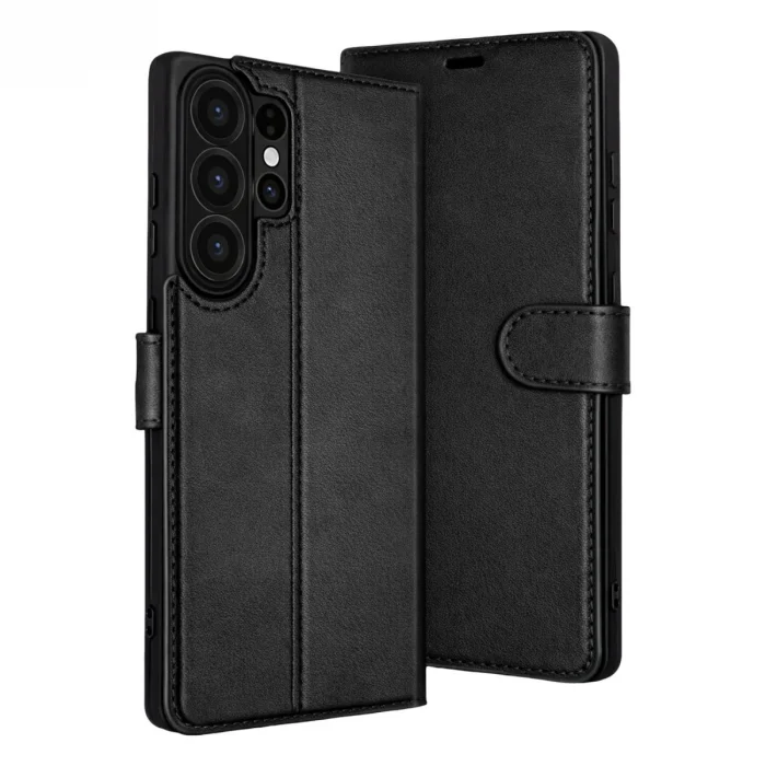 Samsung Galaxy S26 Ultra Trend S Plus Kapaklı Kılıf - Siyah