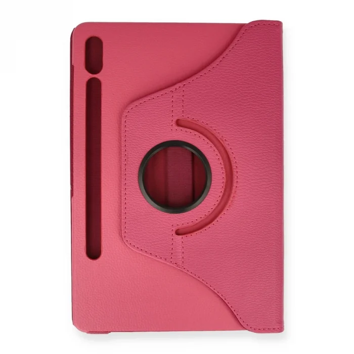 Samsung Galaxy T860 Tab S6 10.5 Kılıf 360 Tablet Deri Kılıf - Pembe