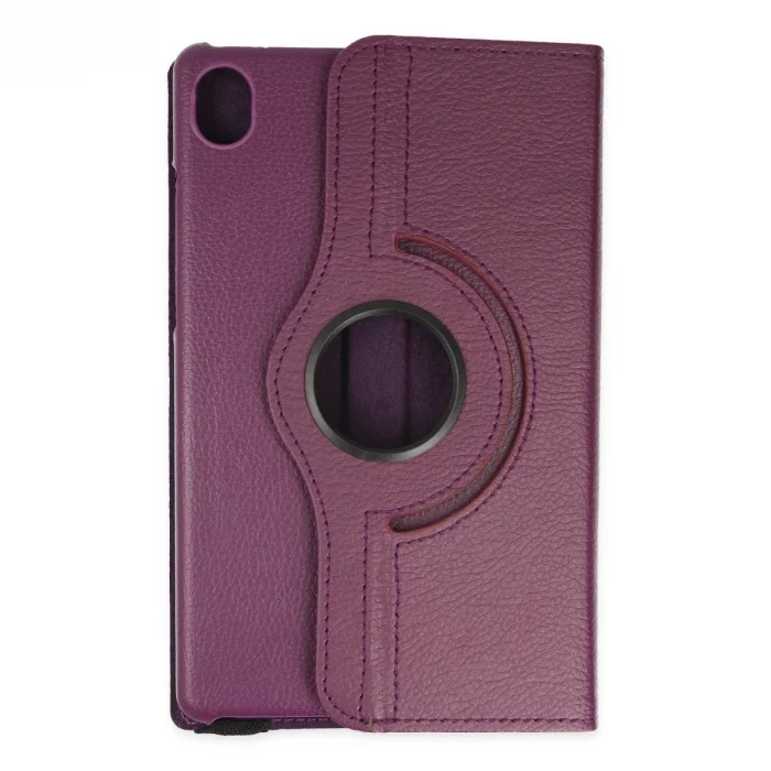 Samsung Galaxy X510 Tab S9 Fe 11 Kılıf 360 Tablet Deri Kılıf - Mürdüm