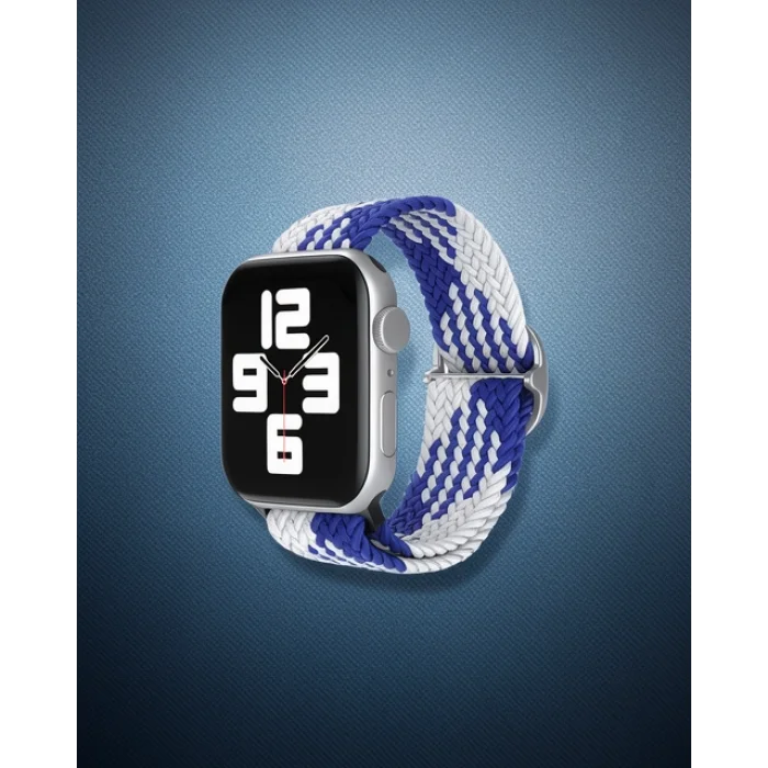 Samsung Watch 22mm Kordon - Mavi Beyaz