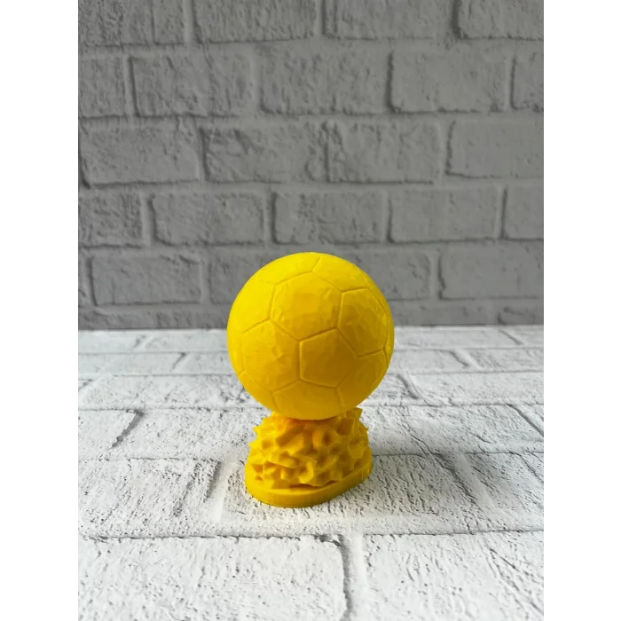 Sarı FIFA Topu Dekoratif Biblo 10cm Modern Masa Üstü Aksesuar