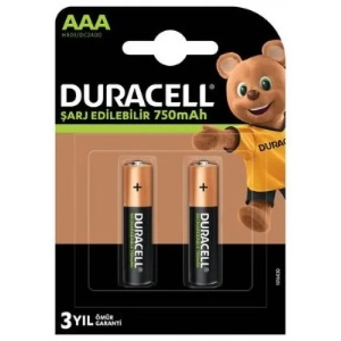 Şarj Edilebilir Pil 2Li AAA 750 mAh