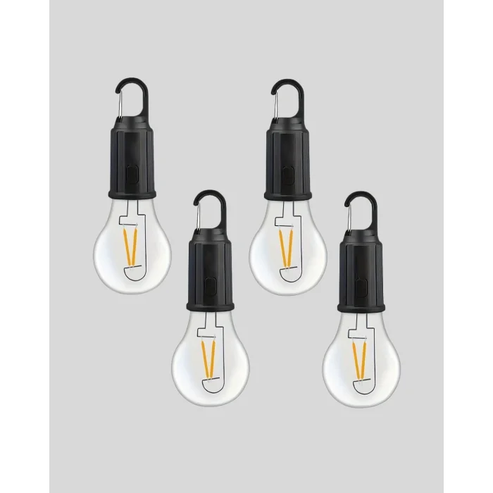 Şarjlı Kancalı LED Lamba – Kamp Balkon ve Acil Durum Işığı