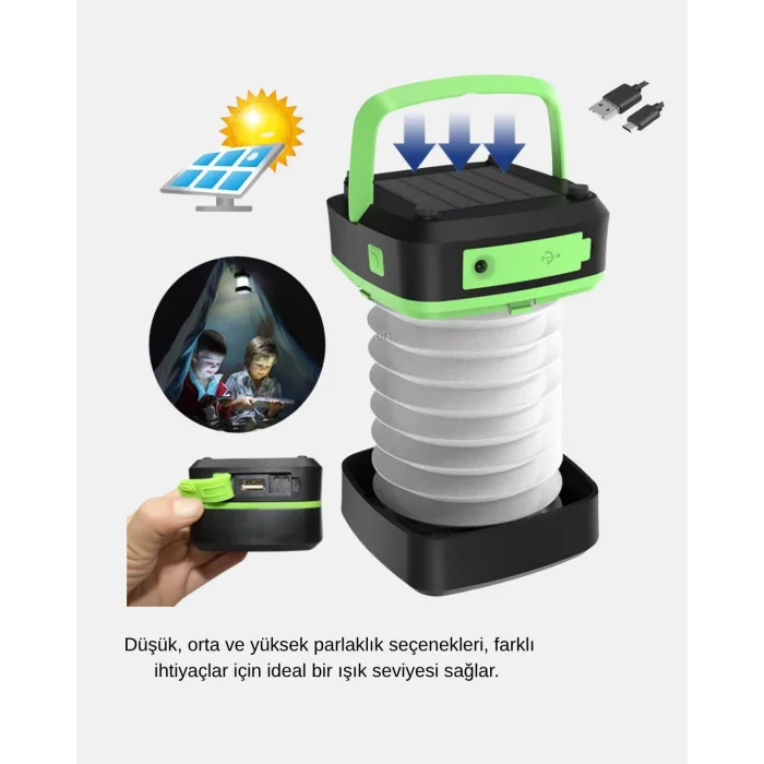 Şarjlı LED Lamba – Dokunmatik Sensörlü 3 Kademeli Parlaklık