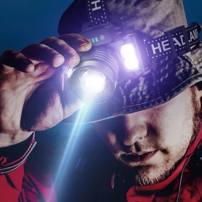 Sensörlü Cree TG Led Şarjlı Kafa Lambası WT-625