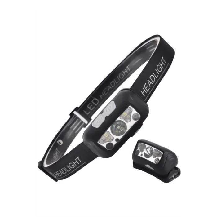 Sensörlü Şarjlı Type-c Şarj Işıklı Kafa Lambası Kamp Lambası