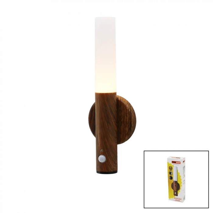 Sensörlü Type-C Şarjlı Günışığı LED Aplik Lamba 1W