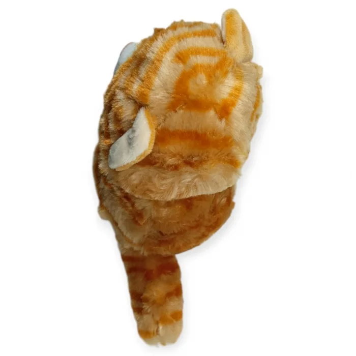 Sesli Peluş Kedi 25 cm - Sarı - 1 ADET