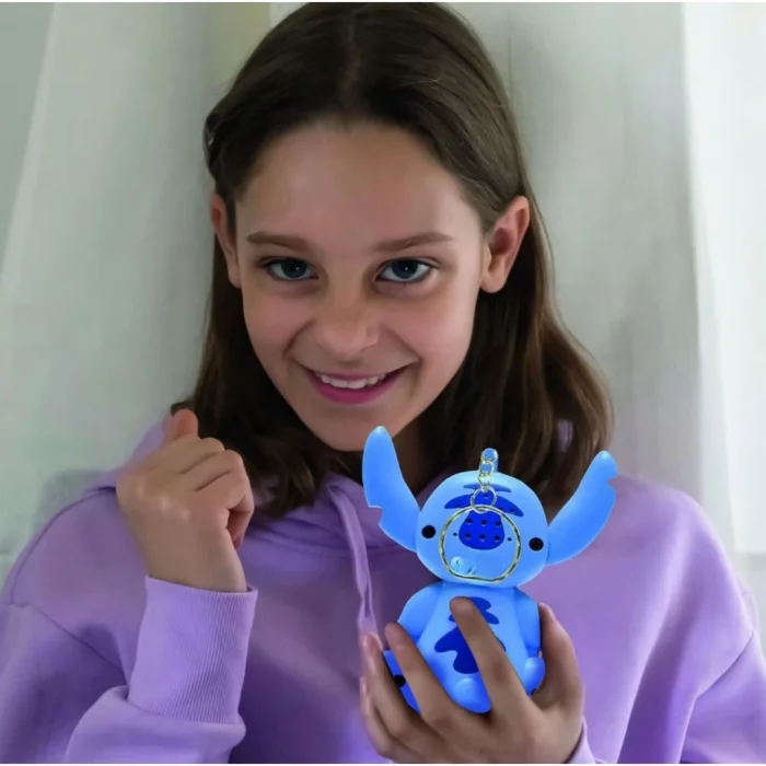 Sesli ve Işıklı 3D Stitch Dijital Çalar Saat