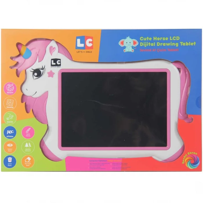 Sevimli At Çizim Tableti 22 cm