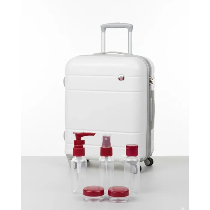 Seyahat İçin 5’li Şeffaf Kozmetik Organizer Seti