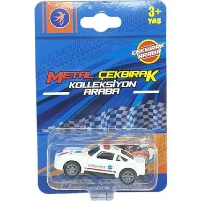 SH40031 KARTELA METAL ÇEKBIRAK ARABALAR -ZRV