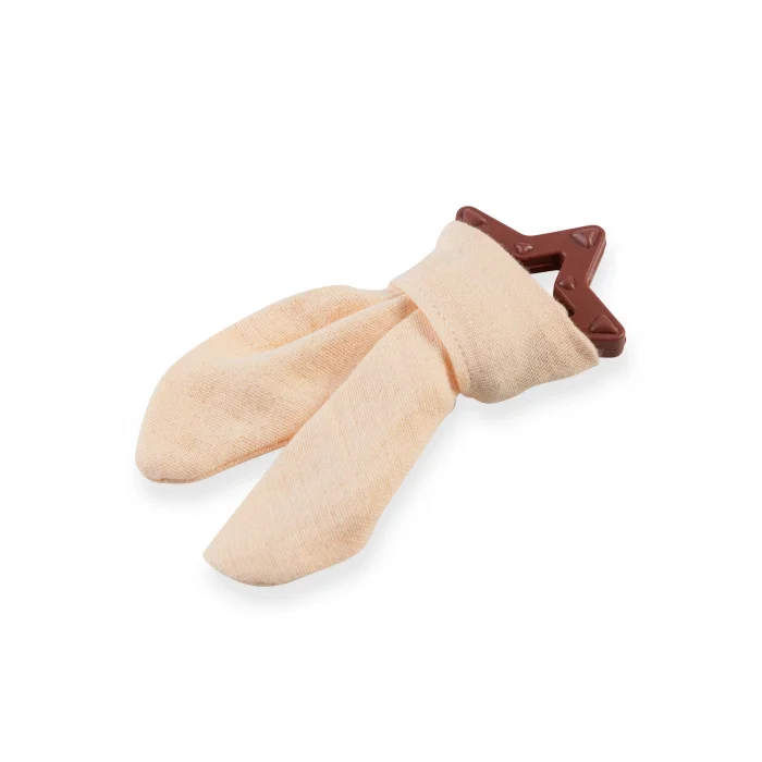 Silikon Diş Kaşıyıcılı Müslin Önlük 736 Somon