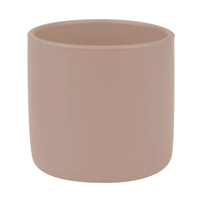 Silikon Mini Bardak Bubble Beige