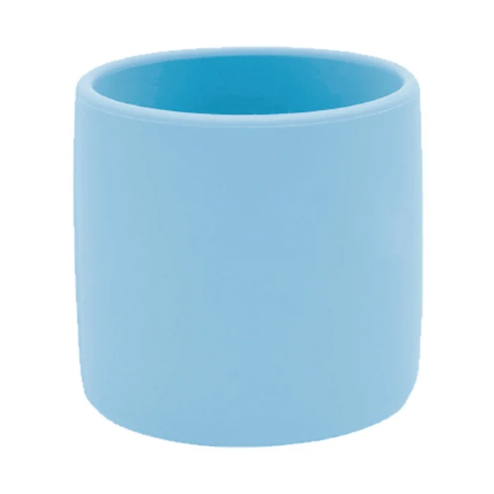 Silikon Mini Bardak Mineral Blue