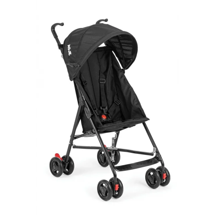 Simple Pratik Baston Bebek Arabası Siyah