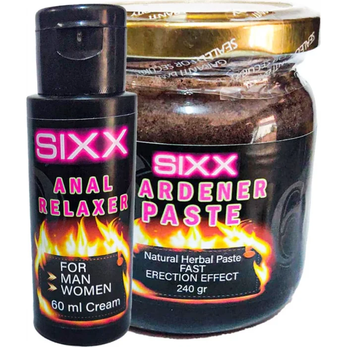 Sixx An.al Relaxer Gel 60 ml + Herbal Paste 240 gr