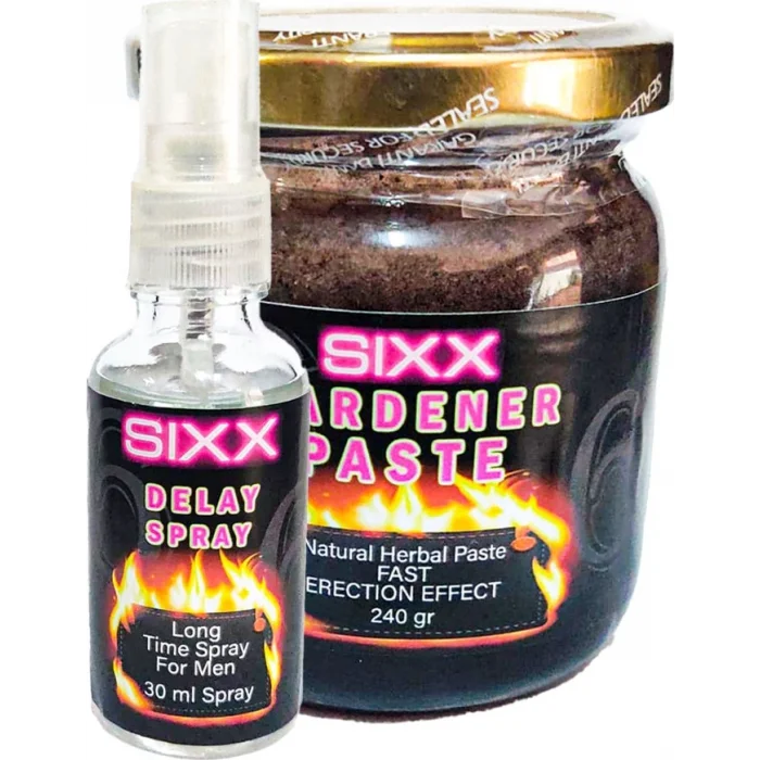 Sıxx DELAY30 Mlsprey + Erkeklere Ekstradestek Özel PERFORMANSMACUNU240 gr