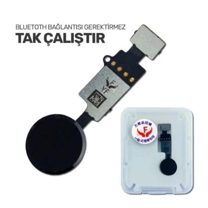 (Siyah) İphone 7 Home Tuşu iPhone 7-8 7-8 Plus Tak Çalıştır