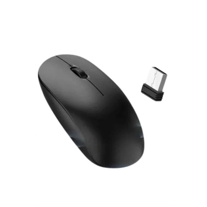 Siyah Kablosuz Mouse Wireless Mouse Minimal Tasarım