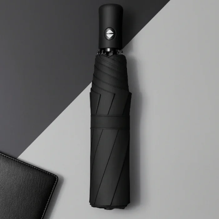 Siyah Kılıflı Otomatik Kompakt Şemsiye