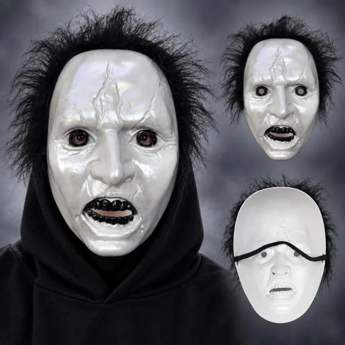 Siyah Saçlı Michael Myers Plastik Karakter Maskesi
