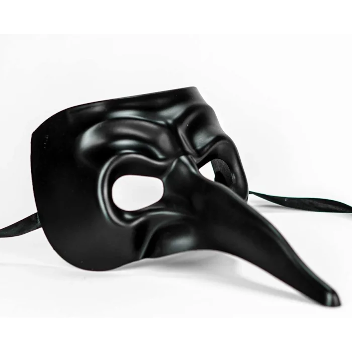 Siyah Uzun Burun Veba Doktoru Maskesi