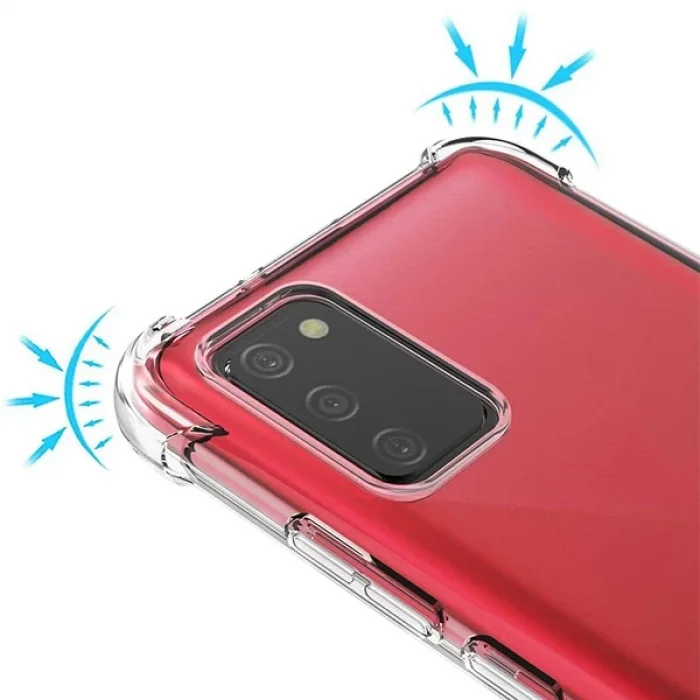 SM Galaxy A02S - M02S Anti-Drop Shockproof Darbe Emici Silikon Kılıf-(5775)