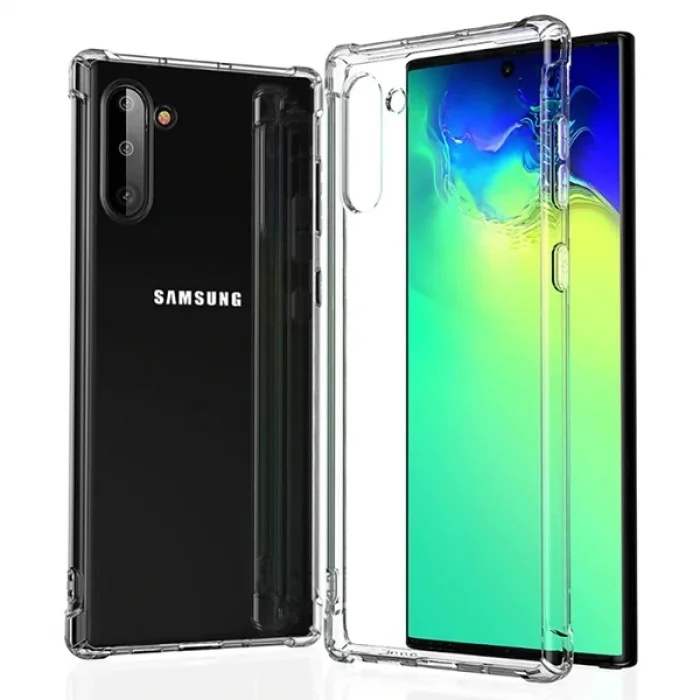 Sm Galaxy Note 10 Anti-Drop Darbe Emici Silikon Kılıf-(5775)