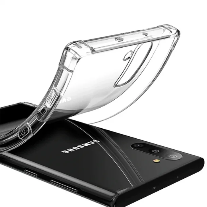 Sm Galaxy Note 10 Anti-Drop Darbe Emici Silikon Kılıf-(5775)