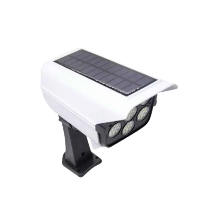 Solar Bahçe Aydınlatması Hareket Sensörlü Uzaktan Kumandalı Kamera Görünümlü