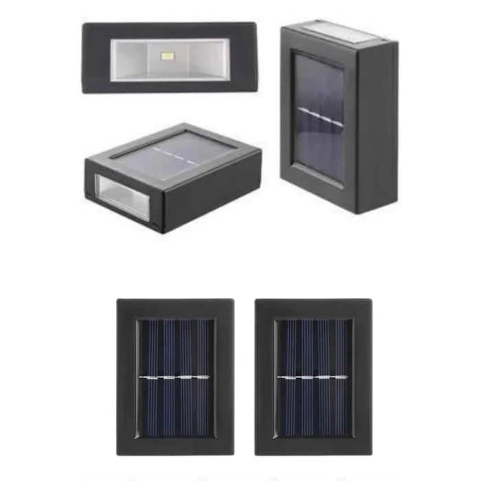 Solar Güneş Enerjili Çift Taraflı Duvar Lambası Çift Taraflı Duvar Lamba Güneş Enerjili